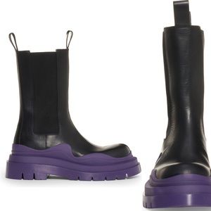 BOTTEGA VENETA TIRE BOOTS CALF